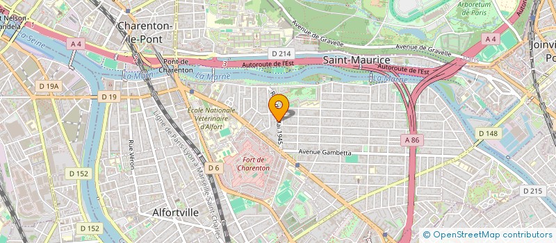 localisation de l'entreprise SCI DU TRAMWAY à MAISONS-ALFORT