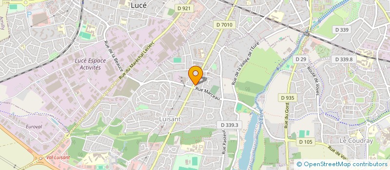 localisation de l'entreprise SCI DU TRANSFORMATEUR à LUISANT