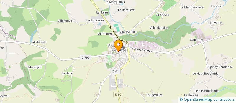 localisation de l'entreprise SCI DU TRANSVAAL  BAZOUGES-LA-PEROUSE
