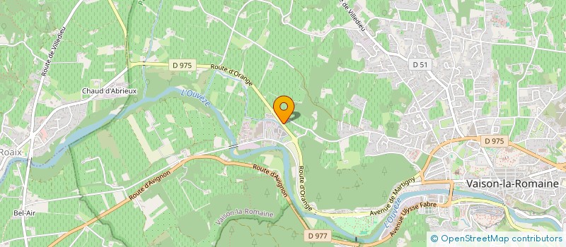 localisation de l'entreprise SCI DU TRAPADIS  RASTEAU