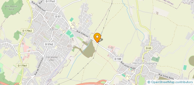 localisation de l'entreprise SCI DU TRASNOY  HERSIN-COUPIGNY