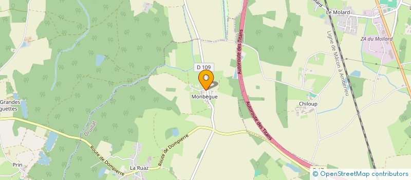 localisation de l'entreprise SCI DU TRAVE  DRUILLAT