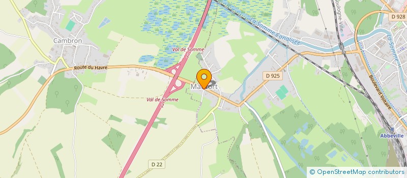 localisation de l'entreprise SCI DU TRAYAS à ABBEVILLE