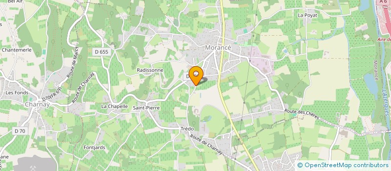 localisation de l'entreprise SCI DU TREDOT  MORANCE