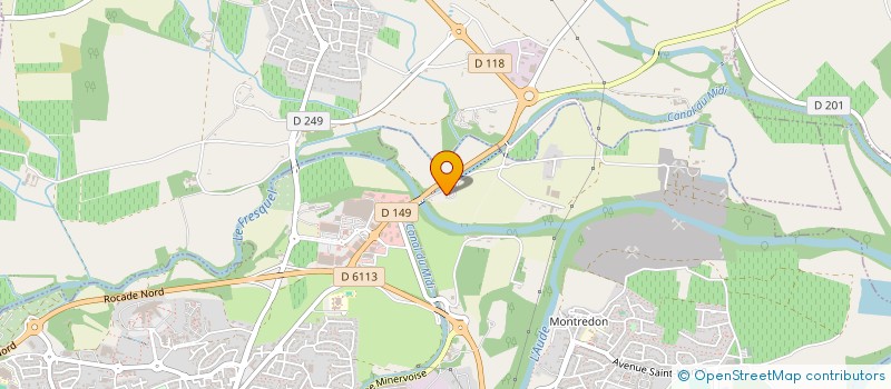 localisation de l'entreprise SCI DU TREFLE à CARCASSONNE