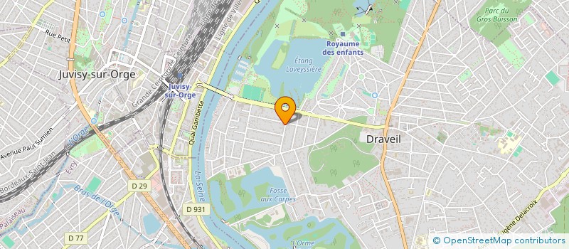 localisation de l'entreprise SCI DU TREFLE à DRAVEIL