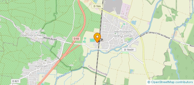 localisation de l'entreprise SCI DU TREFLE  HERRLISHEIM-PRES-COLMAR
