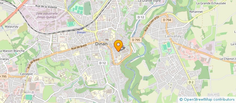 localisation de l'entreprise SCI DU TREHELU  DINAN