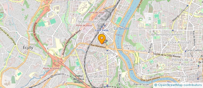 localisation de l'entreprise SCI DU TREHO  LYON