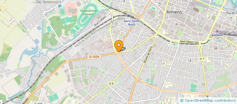 localisation de l'entreprise SCI DU TREILLAGE à AMIENS