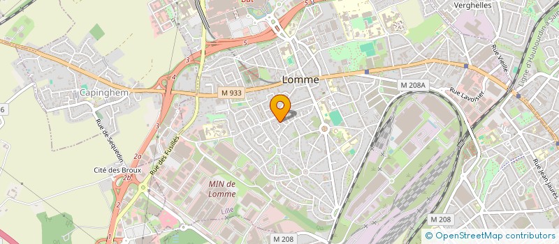 localisation de l'entreprise SCI DU TREIZE MARS à LILLE