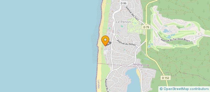 localisation de l'entreprise SCI DU TREIZE SEPTEMBRE DEUX MILLE SEPT  SEIGNOSSE