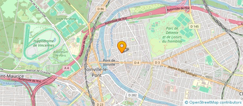 localisation de l'entreprise SCI DU TREMBLAY à JOINVILLE-LE-PONT
