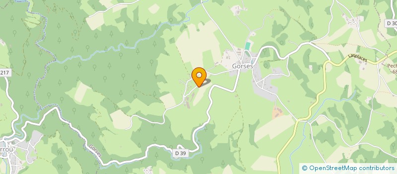 localisation de l'entreprise SCI DU TREMOUL  GORSES