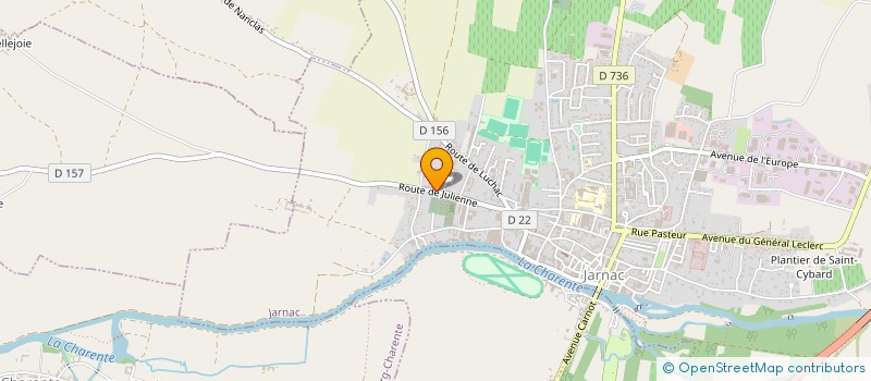 localisation de l'entreprise SCI DU TRENTE HUIT à JARNAC