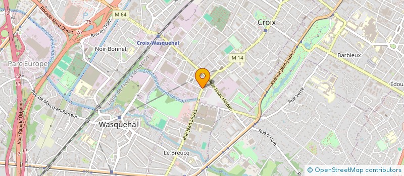 localisation de l'entreprise SCI DU TRENTE RUE DU PROFESSEUR PERRIN à CROIX
