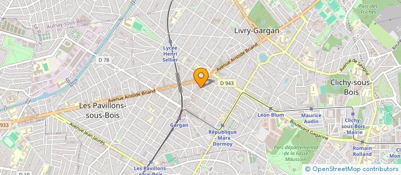 localisation de l'entreprise SCI DU TRENTE SIX BIS AVENUE DE CHANZY à LIVRY-GARGAN