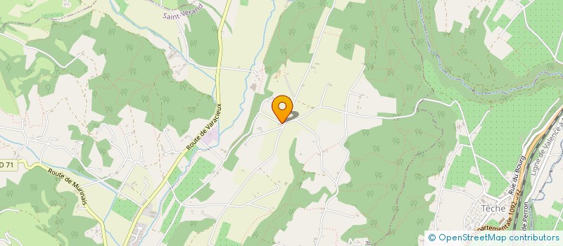 localisation de l'entreprise SCI DU TRERY  SAINT-VERAND