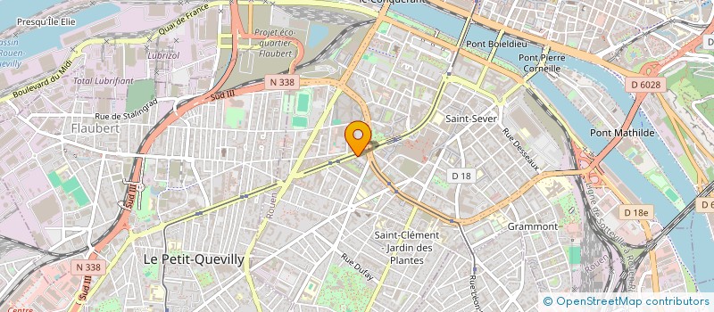 localisation de l'entreprise SCI DU TRIANGLE  ROUEN