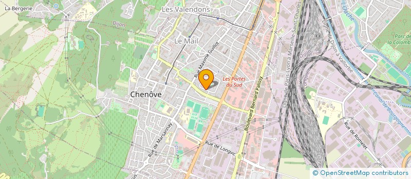 localisation de l'entreprise SCI DU TRIANGLE à CHENOVE