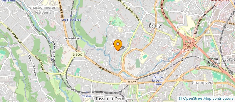 localisation de l'entreprise SCI DU TRIANGLE  ECULLY