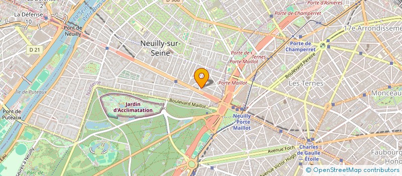 localisation de l'entreprise SCI DU TRIANGLE DES SABLONS à NEUILLY-SUR-SEINE