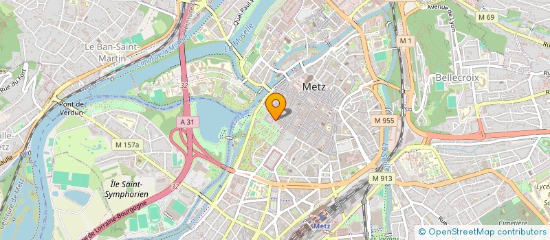 localisation de l'entreprise SCI DU TRIBUNAL  METZ