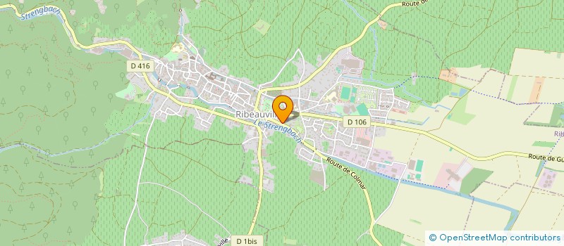 localisation de l'entreprise SCI DU TRIBUNAL  RIBEAUVILLE