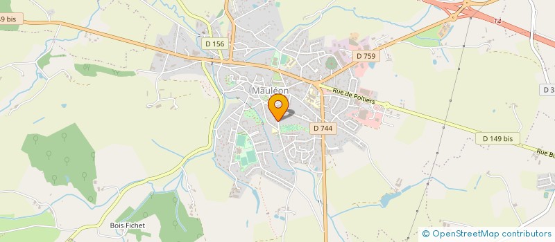 localisation de l'entreprise SCI DU TRIDENT  MAULEON