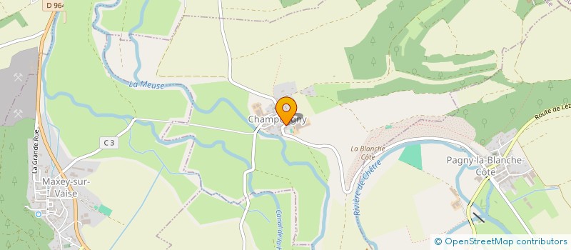 localisation de l'entreprise SCI DU TRIE à CHAMPOUGNY
