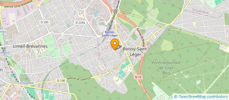 localisation de l'entreprise SCI DU TRIJUMEAU à BOISSY-SAINT-LEGER