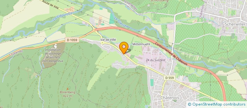 localisation de l'entreprise SCI DU TRIMBOLOT 2  CHATENOIS