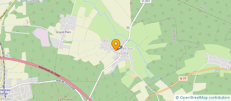 localisation de l'entreprise SCI DU TRIO à MONETEAU