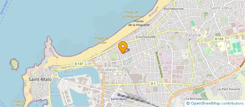 localisation de l'entreprise SCI DU TRITON  SAINT-MALO