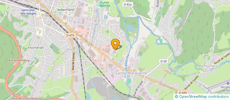 localisation de l'entreprise SCI DU TROC  SAINTE-MARGUERITE