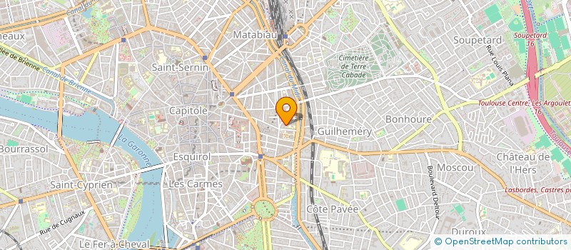 localisation de l'entreprise SCI DU TROIS BD MICHELET  TOULOUSE