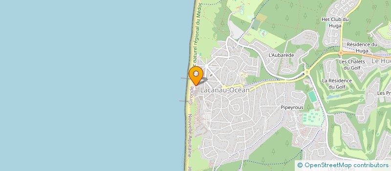 localisation de l'entreprise SCI DU TROIS BOULEVARD DE LA PLAGE  LACANAU