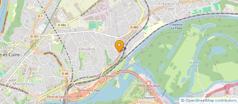 localisation de l'entreprise SCI DU TROIS FEVRIER  CALUIRE-ET-CUIRE