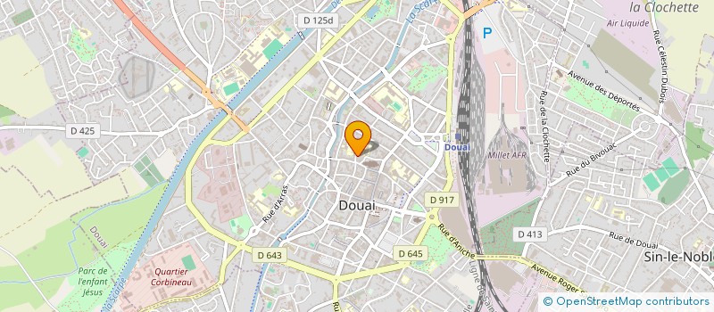 localisation de l'entreprise SCI DU TROIS HUIT à DOUAI