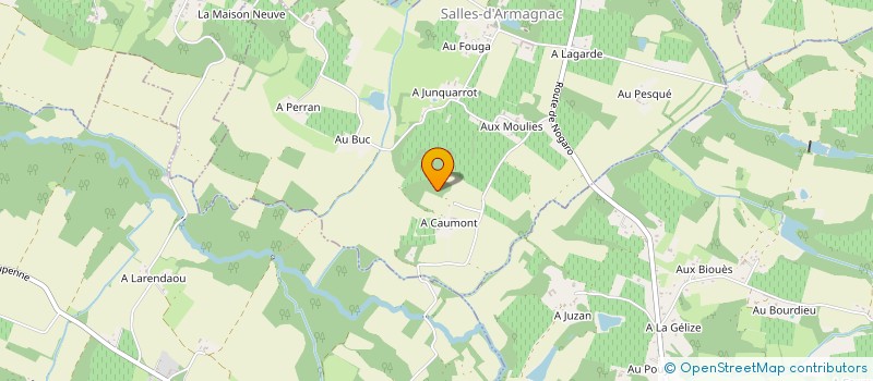 localisation de l'entreprise SCI DU TROIS RUE DES EGLANTIERS  SALLES D'ARMAGNAC