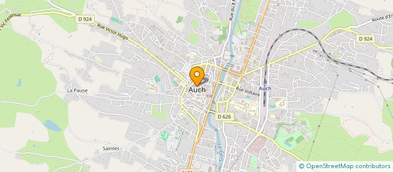 localisation de l'entreprise SCI DU TROIS RUE DESSOLES à AUCH