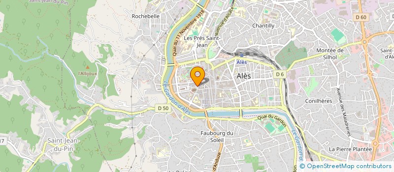 localisation de l'entreprise SCI DU TROIS RUE ROLLIN  ALES