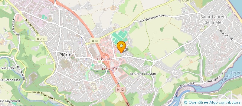 localisation de l'entreprise SCI DU TROISIEME MILLENAIRE  PLERIN