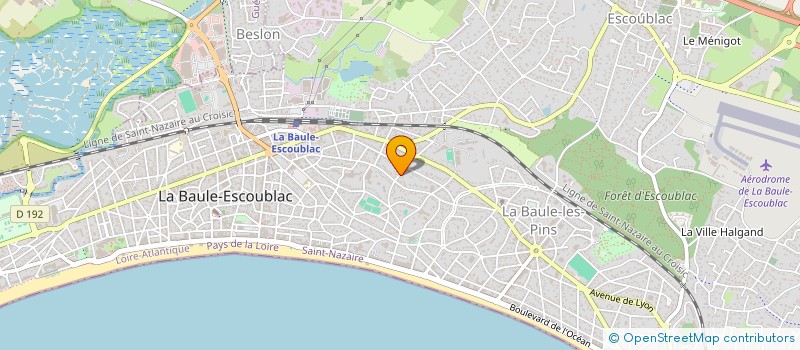 localisation de l'entreprise SCI DU TROISIEME RAYON  LA BAULE-ESCOUBLAC