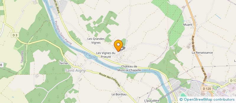 localisation de l'entreprise SCI DU TROMPE RAT  POULIGNY-SAINT-PIERRE