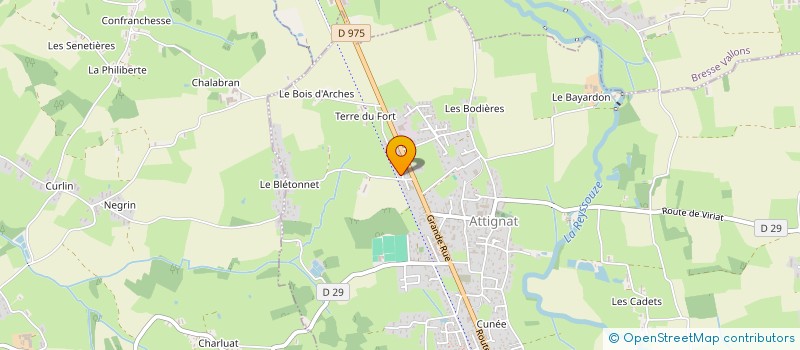 localisation de l'entreprise SCI DU TRONCHET à BEREZIAT