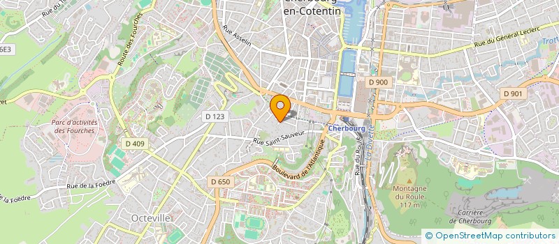 localisation de l'entreprise SCI DU TROTTEBEC à CHERBOURG-EN-COTENTIN
