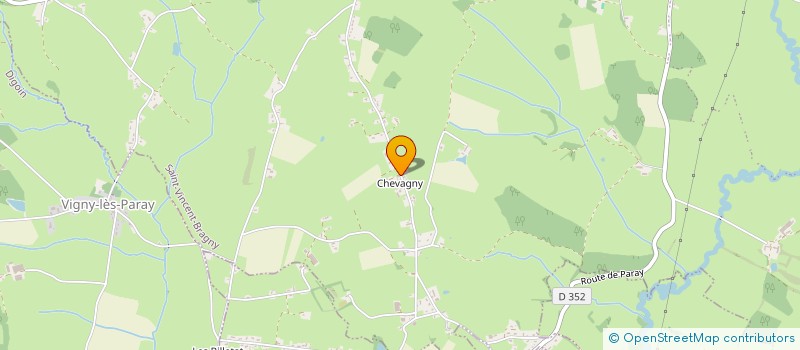 localisation de l'entreprise SCI DU TROTTELOUP  SAINT-VINCENT-BRAGNY