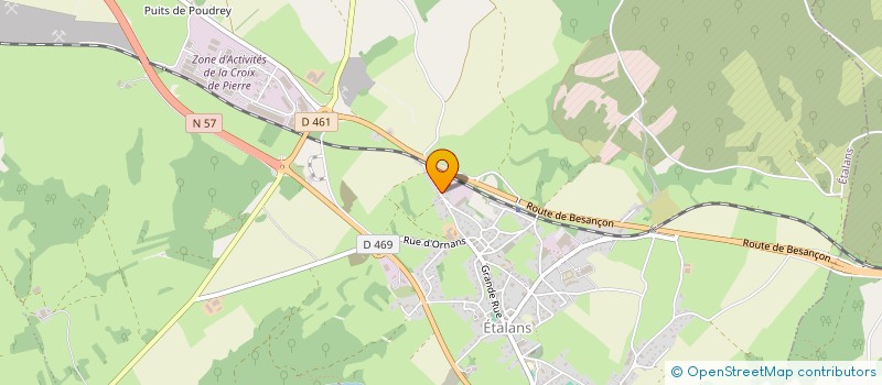 localisation de l'entreprise SCI DU TROU AU LOUP  MAMIROLLE