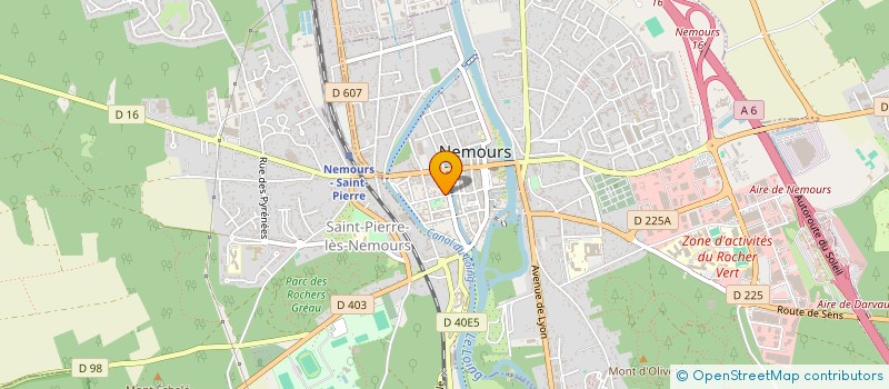 localisation de l'entreprise SCI DU TROU MARGOT  BOURRON-MARLOTTE